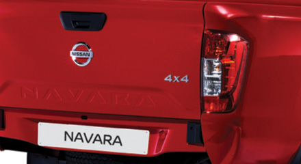 Nissan Navara XE Model Rear Lights Tailgate